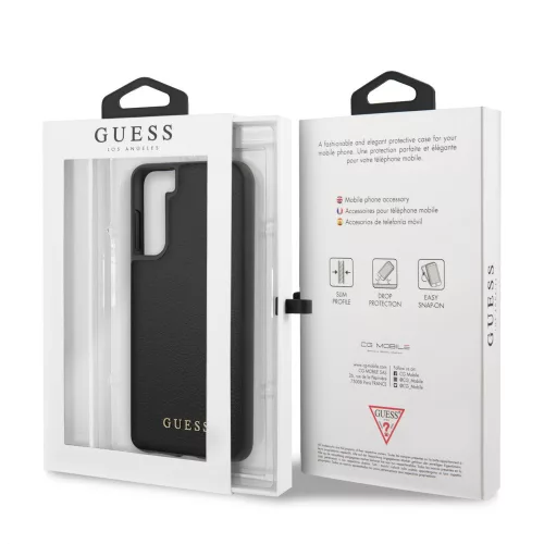 Guess Samsung G995 Galaxy S21 Plus (2021) IriDescent hátlapvédő tok fekete (GUHCS21MIGLBK)