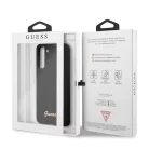 Guess Samsung G990 Galaxy S21 (2021) Metal Logo hátlapvédő tok fekete (GUHCS21SLSLMGBK)