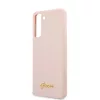 Guess Samsung G990 Galaxy S21 (2021) Metal Logo hátlapvédő tok pink (GUHCS21SLSLMGLP)