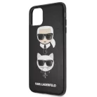 Karl Lagerfeld and Choupette Samsung G990 Galaxy S21 (2021) hátlapvédő tok fekete (KLHCS21SSAKICKCBK)