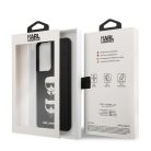 Karl Lagerfeld and Choupette Samsung G998 Galaxy S21 Ultra (2021) hátlapvédő tok fekete (KLHCS21LSAKICKCBK)