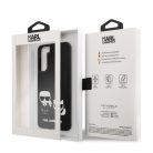 Karl Lagerfeld and Choupette Samsung G990 Galaxy S21 (2021) hátlapvédő tok fekete (KLHCS21SPCUSKCBK)