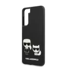 Karl Lagerfeld and Choupette Samsung G995 Galaxy S21 Plus (2021) hátlapvédő tok fekete (KLHCS21MPCUSKCBK)