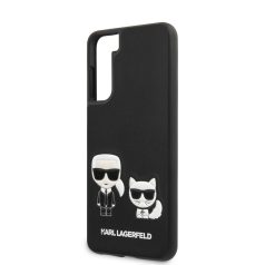   Karl Lagerfeld and Choupette Samsung G995 Galaxy S21 Plus (2021) hátlapvédő tok fekete (KLHCS21MPCUSKCBK)