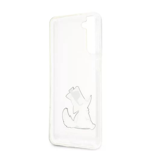Karl Lagerfeld and Choupette Samsung G995 Galaxy S21 Plus (2021) hátlapvédő tok átlátszó (KLHCS21MCFNRC)