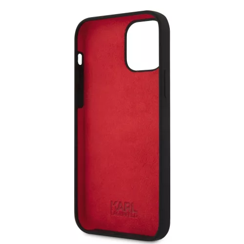Karl Lagerfeld Choupette Apple iPhone 12 Pro Max 2020 (6.7) hátlapvédő tok fekete (KLHCP12LSLCHBK)