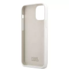   Karl Lagerfeld Choupette Apple iPhone 12 / 12 Pro 2020 (6.1) hátlapvédő tok fehér (KLHCP12MSLCHWH)