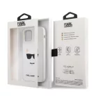 Karl Lagerfeld Choupette Apple iPhone 12 / 12 Pro 2020 (6.1) hátlapvédő tok fehér (KLHCP12MSLCHWH)