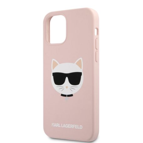 Karl Lagerfeld Choupette Apple iPhone 12 / 12 Pro 2020 (6.1) hátlapvédő tok pink (KLHCP12MSLCHLP)