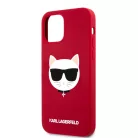 Karl Lagerfeld Choupette Apple iPhone 12 / 12 Pro 2020 (6.1) hátlapvédő tok piros (KLHCP12MSLCHRE)