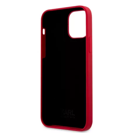 Karl Lagerfeld Choupette Apple iPhone 12 Pro Max 2020 (6.7) hátlapvédő tok piros (KLHCP12LSLCHRE)