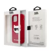 Karl Lagerfeld Choupette Apple iPhone 12 Pro Max 2020 (6.7) hátlapvédő tok piros (KLHCP12LSLCHRE)