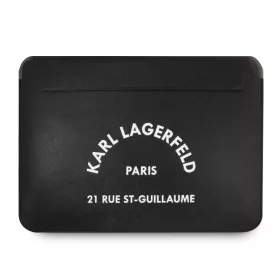   Karl Lagerfeld Apple MacBook Air/Pro bőr tok fekete (KLCS133RSGSFBK)