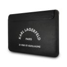 Karl Lagerfeld Apple MacBook Air/Pro bőr tok fekete (KLCS133RSGSFBK)