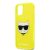 Karl Lagerfeld TPU Choupette Apple iPhone 12 / 12 Pro 2020 (6.1) hátlapvédő tok Fluo Yellow (KLHCP12MCHTRY)