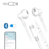 Apple utángyártott sztereo headset mikrofonnal, Type-C csatlakozóval