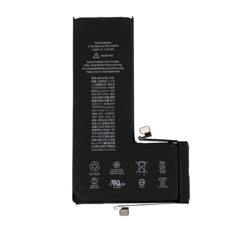 Apple iPhone 11 Pro (5.8) akkumulátor (APN: 616-00659) Li-Ion 3046mAh (gyári cellákkal)