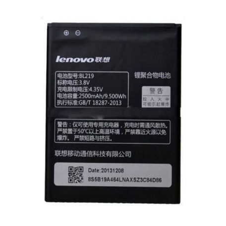 Lenovo BL-219 gyári akkumulátor Li-Polymer 2500mAh (A880, A889, A388T, A850, S856)