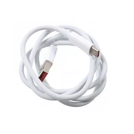 Huawei LX-1218 gyári Super Fast USB - Type-C fehér adatkábel 1m 8A