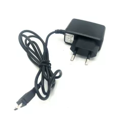   Wiko XT-128E-5055ZY fekete gyári hálózati töltő 5V, 550mA micro USB csatlakozóval
