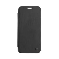   Xqisit Flap Cover Samsung Galaxy S7 oldalra nyíló mágneses tok átlátszó hátlappal