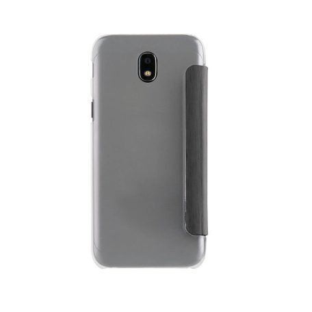 Xqisit Flap Cover HTC Desire Lifestyle oldalra nyíló mágneses tok átlátszó hátlappal