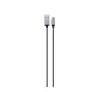 Xqisit dobozos USB - USB-C szövetbevonatos adatkábel 0.8m szürke