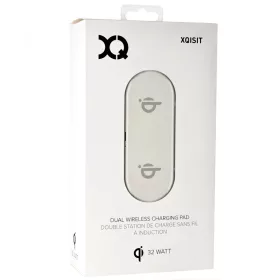   Xqisit Dual Pad vezeték nélküli dupla fehér töltőpad 32W
