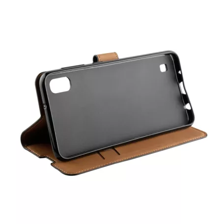 Xqisit Slim Wallet Selection Samsung G985 Galaxy S20 Plus (6.7) oldalra nyíló mágneses bőrhatású könyv tok szilikon belsővel fekete