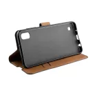 Xqisit Slim Wallet Selection Samsung A415 Galaxy A41 oldalra nyíló mágneses bőrhatású könyv tok szilikon belsővel fekete