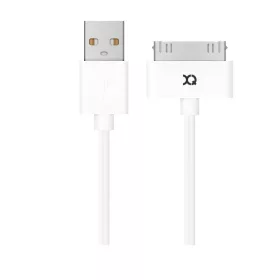   Xqisit Apple iPhone 3G/3GS/4G/4S/iPad/iPod 1M USB (Apa) - Apple 30-Pin utángyártott adatkábel