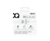 Xqisit Apple iPhone 3G/3GS/4G/4S/iPad/iPod 1M USB (Apa) - Apple 30-Pin utángyártott adatkábel