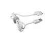 Xqisit Apple iPhone 3G/3GS/4G/4S/iPad/iPod 1M USB (Apa) - Apple 30-Pin utángyártott adatkábel