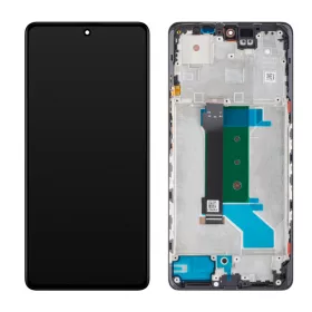   Xiaomi Redmi Note 12 Pro Plus 5G fekete gyári LCD kijelző érintővel és kerettel (560001M16U00)