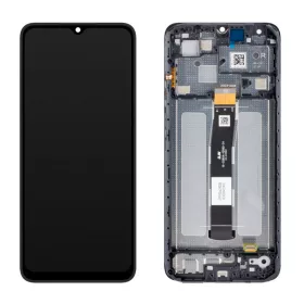   Xiaomi Redmi 12C grafit szürke gyári LCD kijelző érintővel és kerettel (5600010C3T00)