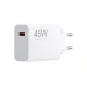 Xiaomi MDY-17-EF gyári hálózati USB Type-A gyors (Turbo) töltőfej 4,1A 45W