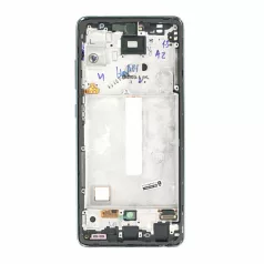   Samsung A525 Galaxy A52 4G fekete LCD kijelző érintővel és kerettel