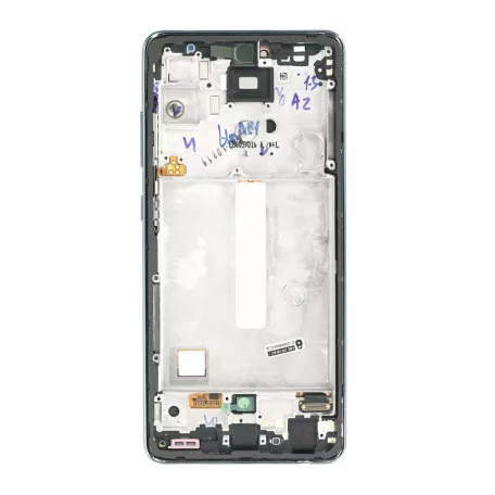 Samsung A525 Galaxy A52 4G fekete LCD kijelző érintővel és kerettel