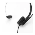 Astrum HS760 Call center USB fejhallgató állítható zajszűrős mikrofonnal, bőr fülpárnákkal