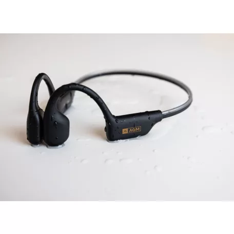 AGM Motion Buds 2 IP68 vízálló csontvezetéses sport Bluetooth 5.4 headset fekete