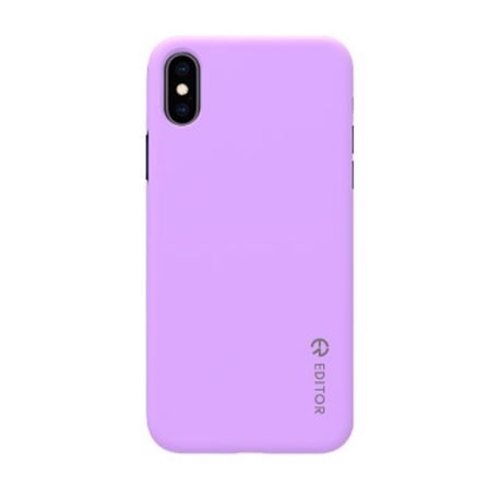 Editor Color fit Samsung J405 Galaxy J4 Plus (2018) lila szilikon tok csomagolásban