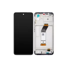   Xiaomi Redmi 10 fekete gyári LCD kijelző érintővel és kerettel
