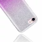 Shining Glitter tok - Huawei Y5 (2019) / Honor 8S / Honor 8S (2020) ezüst - lila csillogó tok
