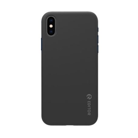 Editor Color fit Huawei Y6 (2018) fekete szilikon tok csomagolásban