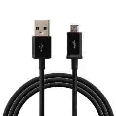   Huawei C02450768A gyári USB - micro USB fekete adatkábel 1m