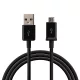 Huawei C02450768A gyári USB - micro USB fekete adatkábel 1m