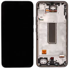   Samsung A346 Galaxy A34 5G fekete LCD kijelző érintővel és kerettel