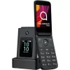 TCL onetouch 4043 (T313D) 4G kinyitható mobiltelefon dokkolóval, kártyafüggetlen, dual SIM, sötétszürke