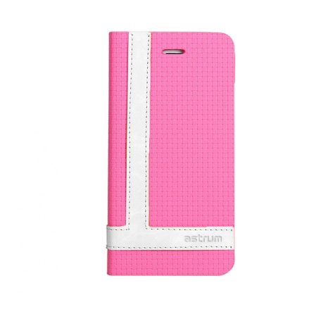 Astrum MC790 TEE PRO mágneszáras Samsung G930 Galaxy S7 könyvtok pink-fehér