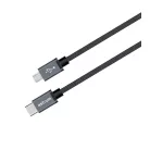 Astrum UT590 1M Type-C - micro USB strapabíró adatkábel A53059-B